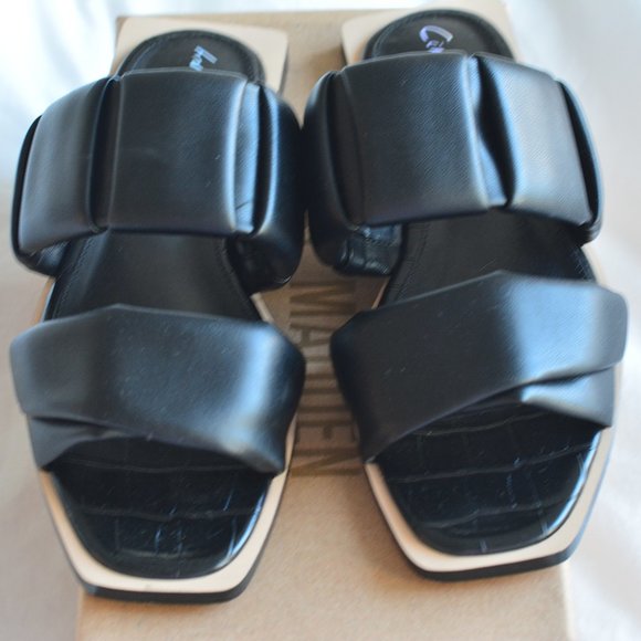 BNWT Circus by Sam Edelman Inara Slide Sandal in Black - Picture 5 of 8